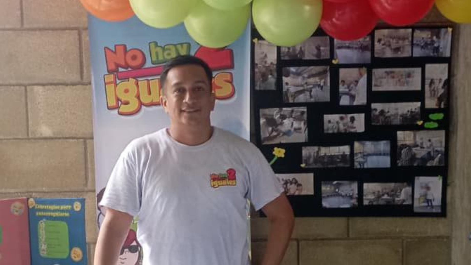 Hombre participante de las actividades.